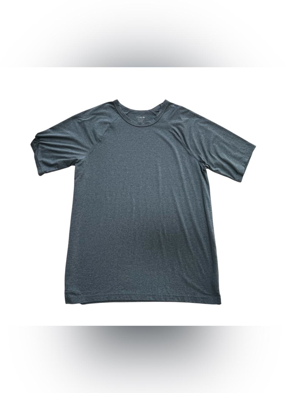 Old Navy Active Basic Heathered Charcoal Performance Tee, Size Youth XL (14-16)